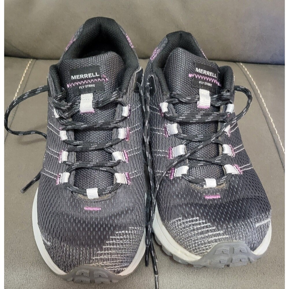 Merrell Fly Strike Women's Light Trail Run Hike Shoe Purple J067236